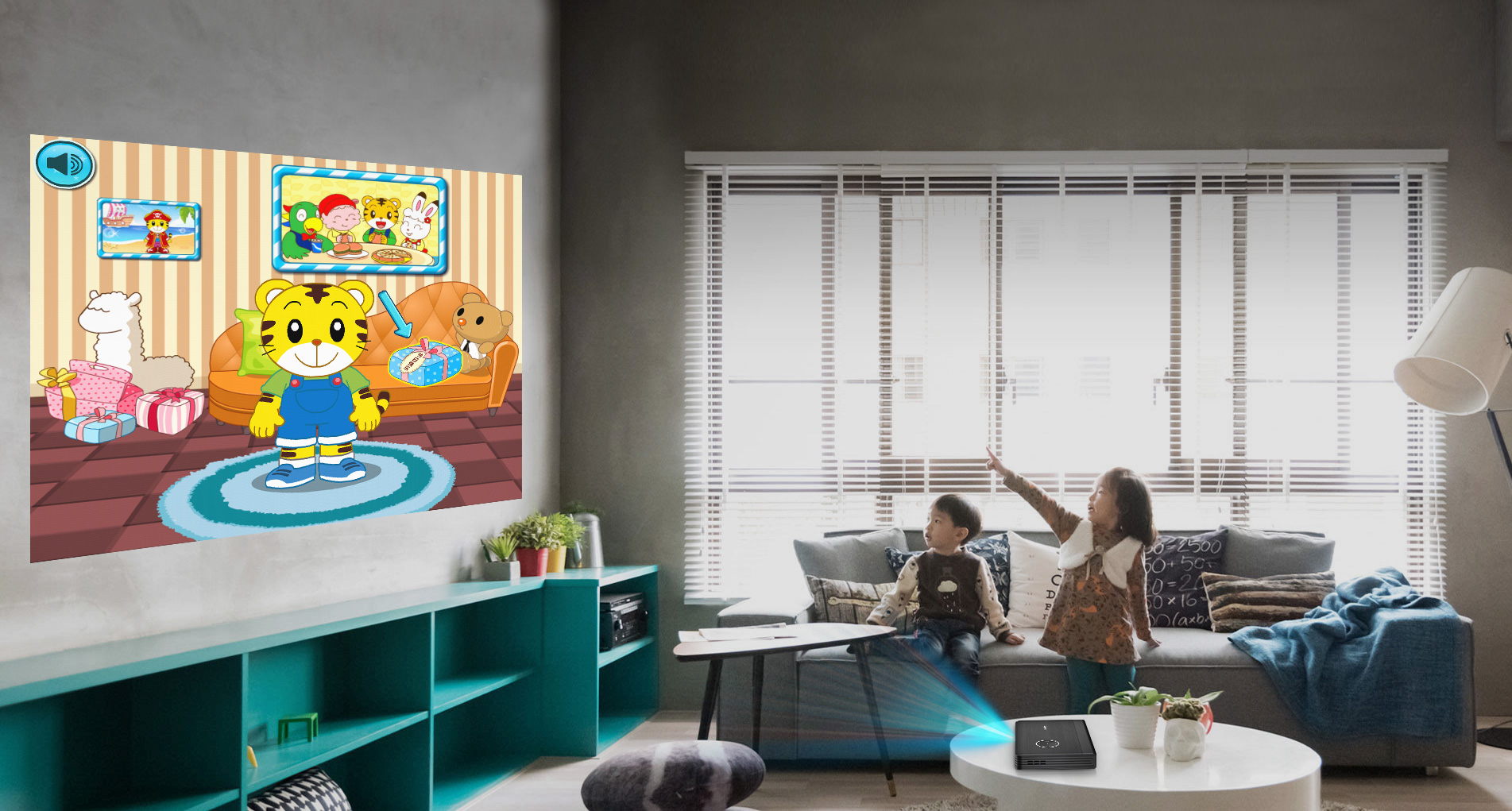 No need to connect to a smart micro projector for computers(图2)