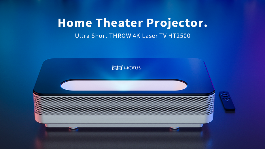 Hotus HT2500 smart 4K laser projector home cinema(图2)