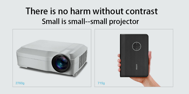 What is a portable computer projector look like?