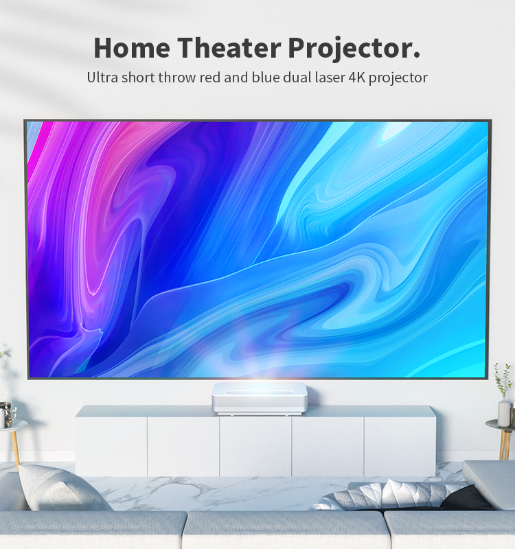 4K DLP Projector 3000 Lumens with HDR for Stunning Visuals(图1)