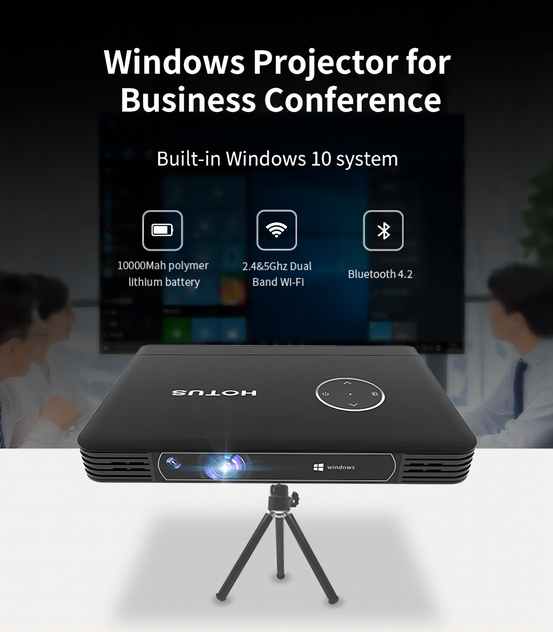 Evaluation of HOTUS H2 Portable Business Projector(图2)