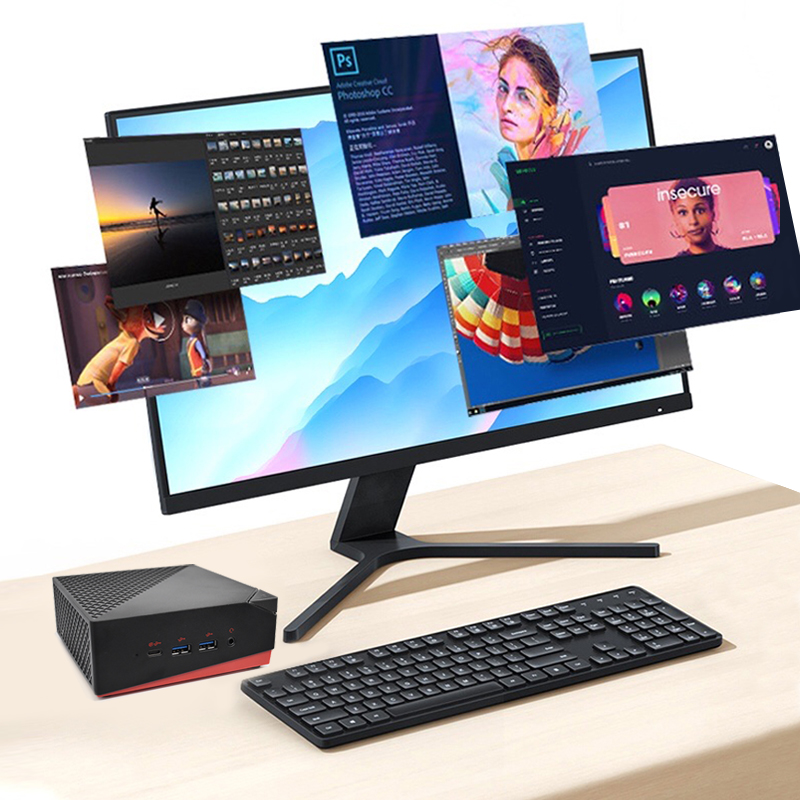 AMD Mini PC Windows 10 Pro Small Computer