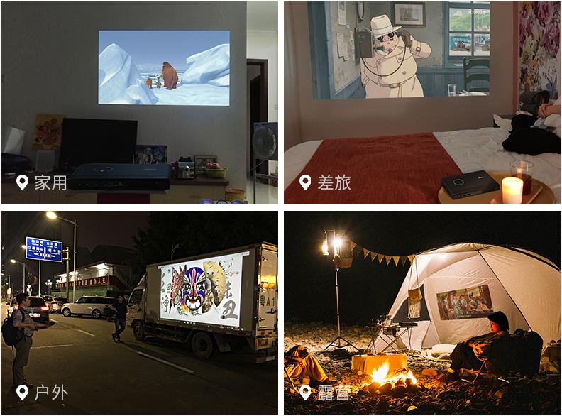 Hoe kies ik een draagbare mini projector? Geschikt voor zakelijke kantoor en outdoor camping projectoren (pic4)