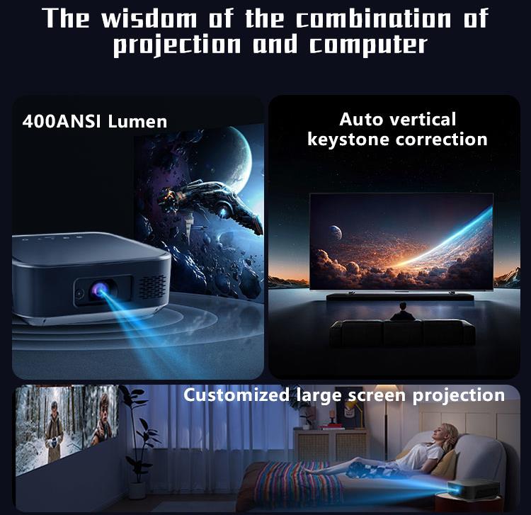 Hotus HT500 Portable Outdoor Projector | Mini Wireless(图1)
