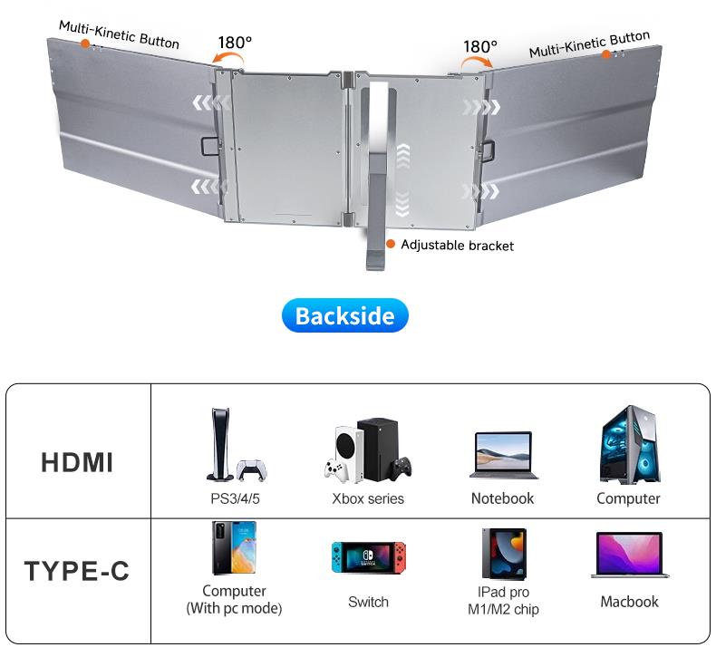 Tri-Fold Portable Monitor PM140-1(图13)