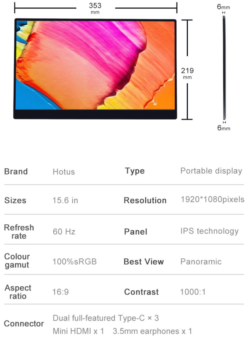 Portable Monitor Screen BM156-1(图20)