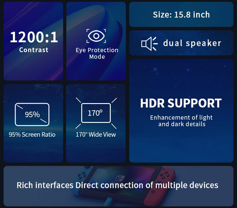 15.6-inch Portable Touch Monitor PM158-1(图3)