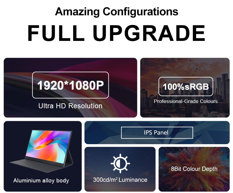 15.6-inch Portable PC Monitor PM156-1 (图2)