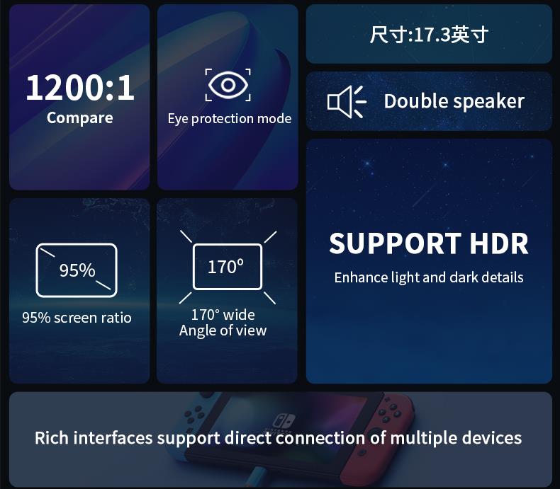 17.3-inch Portable Monitor PM173-1(图3)