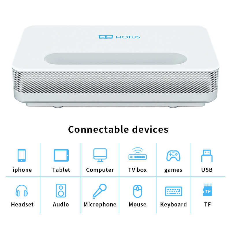 Bright room projector for clear large-screen experience in daylight environment(图1)