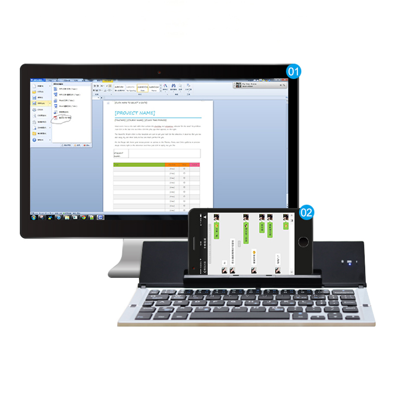 Wireless Bluetooth Keyboard for MacBook / iPad(图2)