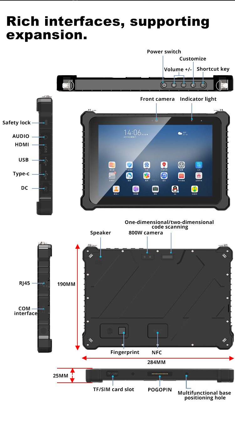 HTNJ10B Rugged Tablet(图5)
