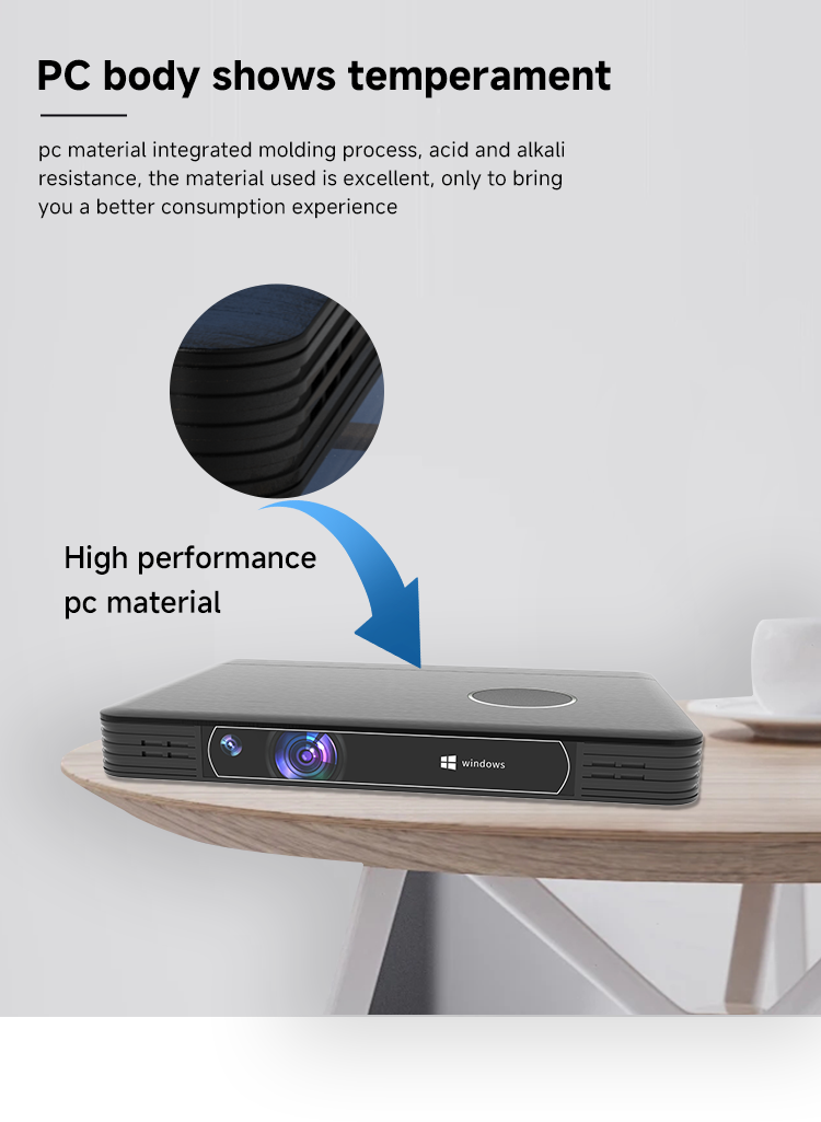 Portable 1080P DLP Projector with High Brightness for Movies and Gaming(图1)
