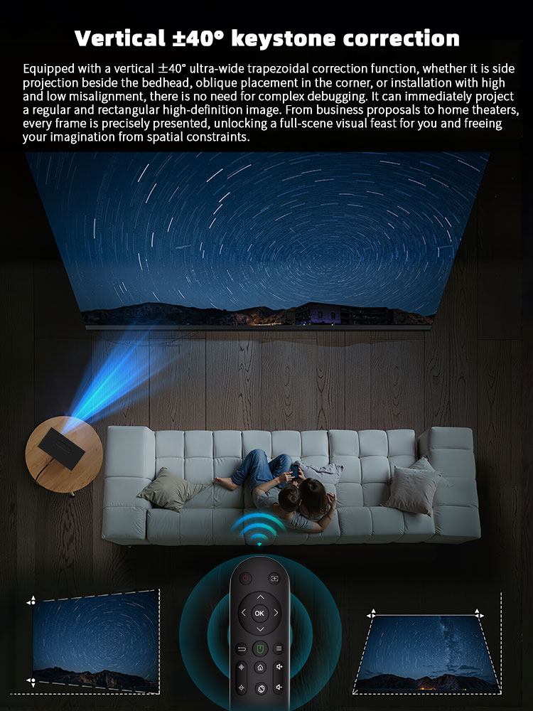 LED Projectors with Keystone Correction and Autofocus: The Smart Way to Perfect Projection LED Projectors with Keystone Correction and Autofocus: The Smart Way to Perfect Projection(图1)