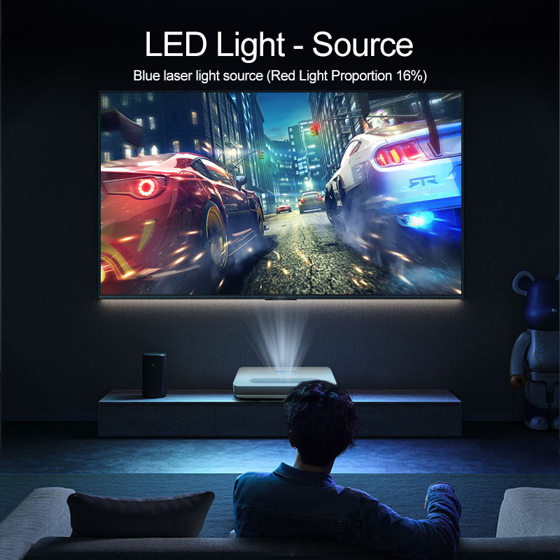 High Brightness 4K Laser Projector for Immersive Home Theater Viewing(图2)