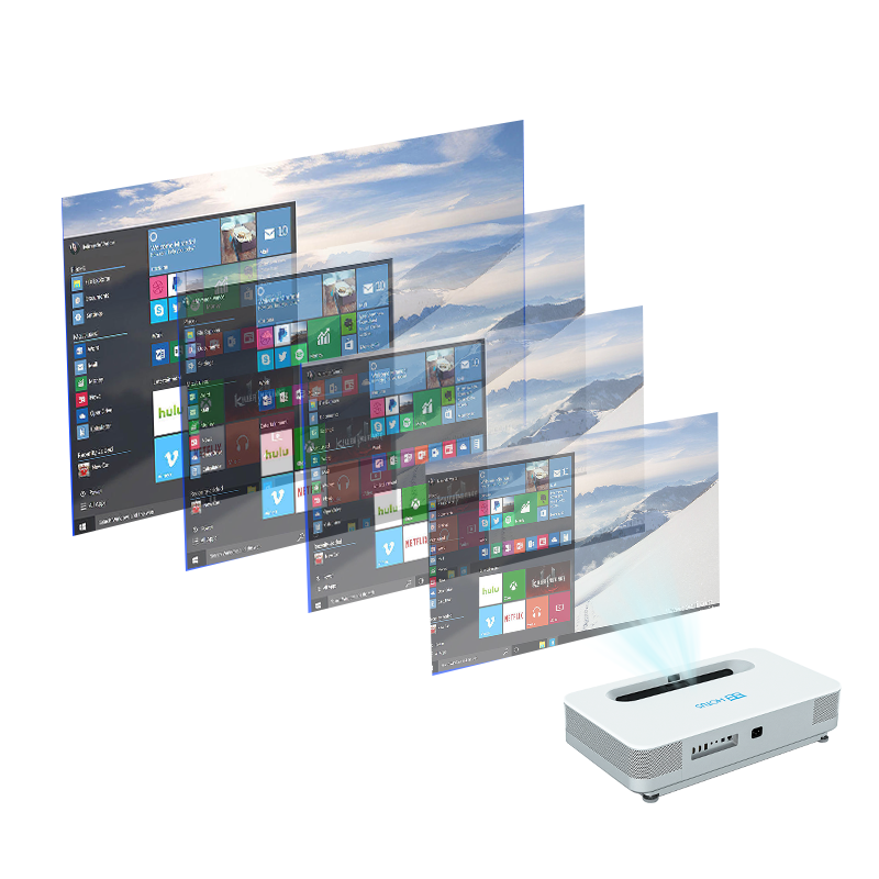 High Brightness 4K Laser Projector for Immersive Home Theater Viewing