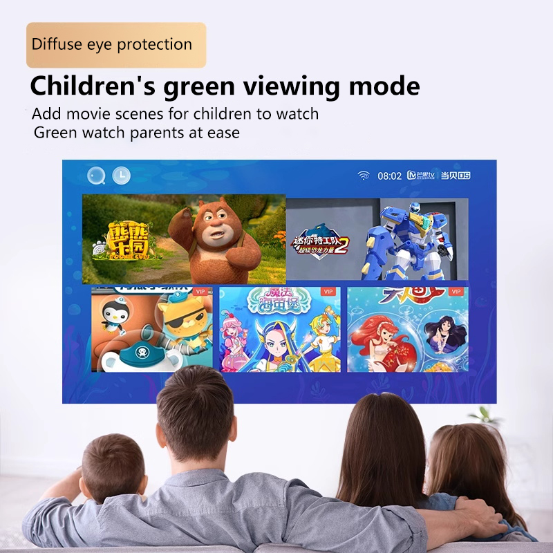 HT700 Portable Android DLP Projector with Native 1080P and 8K Support for Home Theater(图4)
