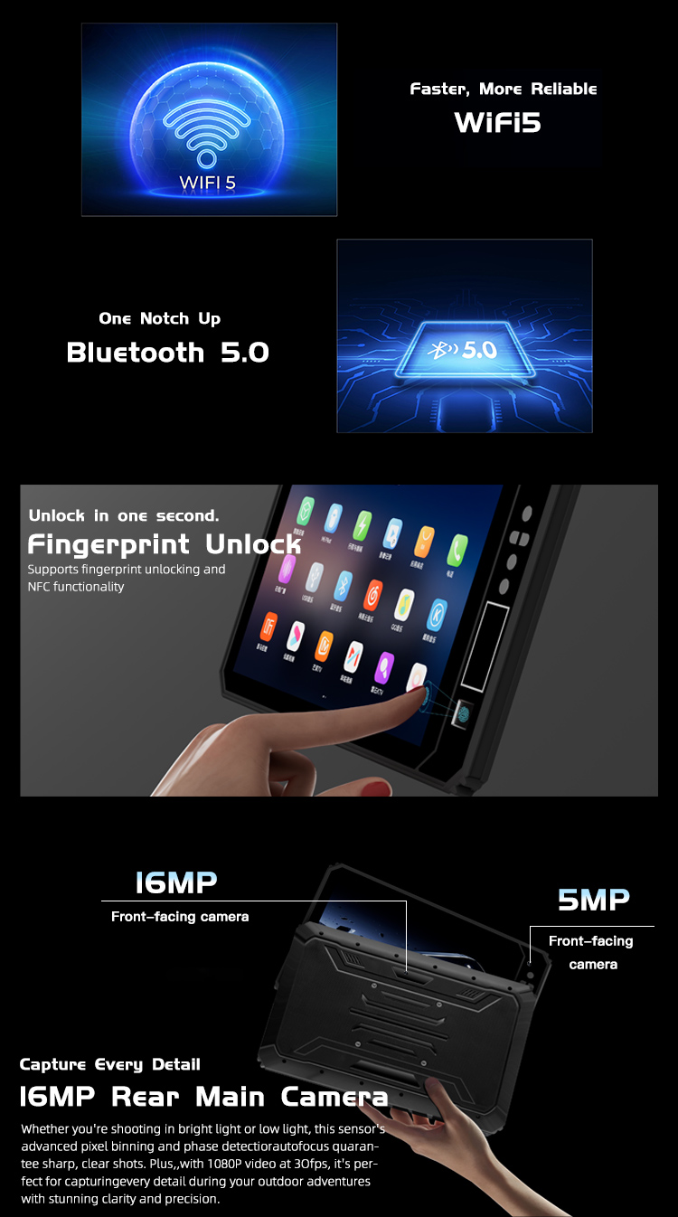 HTQ10A Android Rugged Tablet – Industrial-Grade, Lightweight and Reliable(图11)