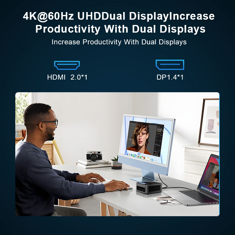 GEM 12 Mini PC with AMD Ryzen™ 7 8845HS – Compact Powerhouse for Gaming, AI, and Professional Workloads(图4)