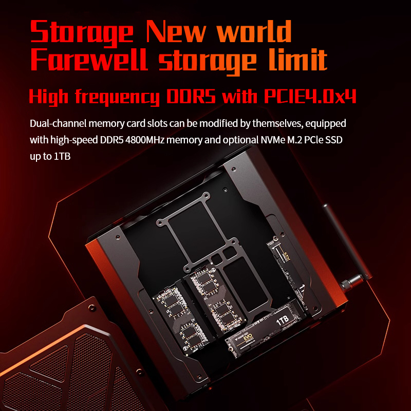 GODX Mini Gaming PC: Desktop-Class Power in a Compact Gaming Form Factor(图4)