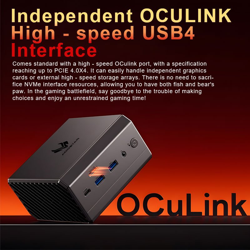 A High-Performance Mini PC with USB4 and OCuLink Expansion(图2)