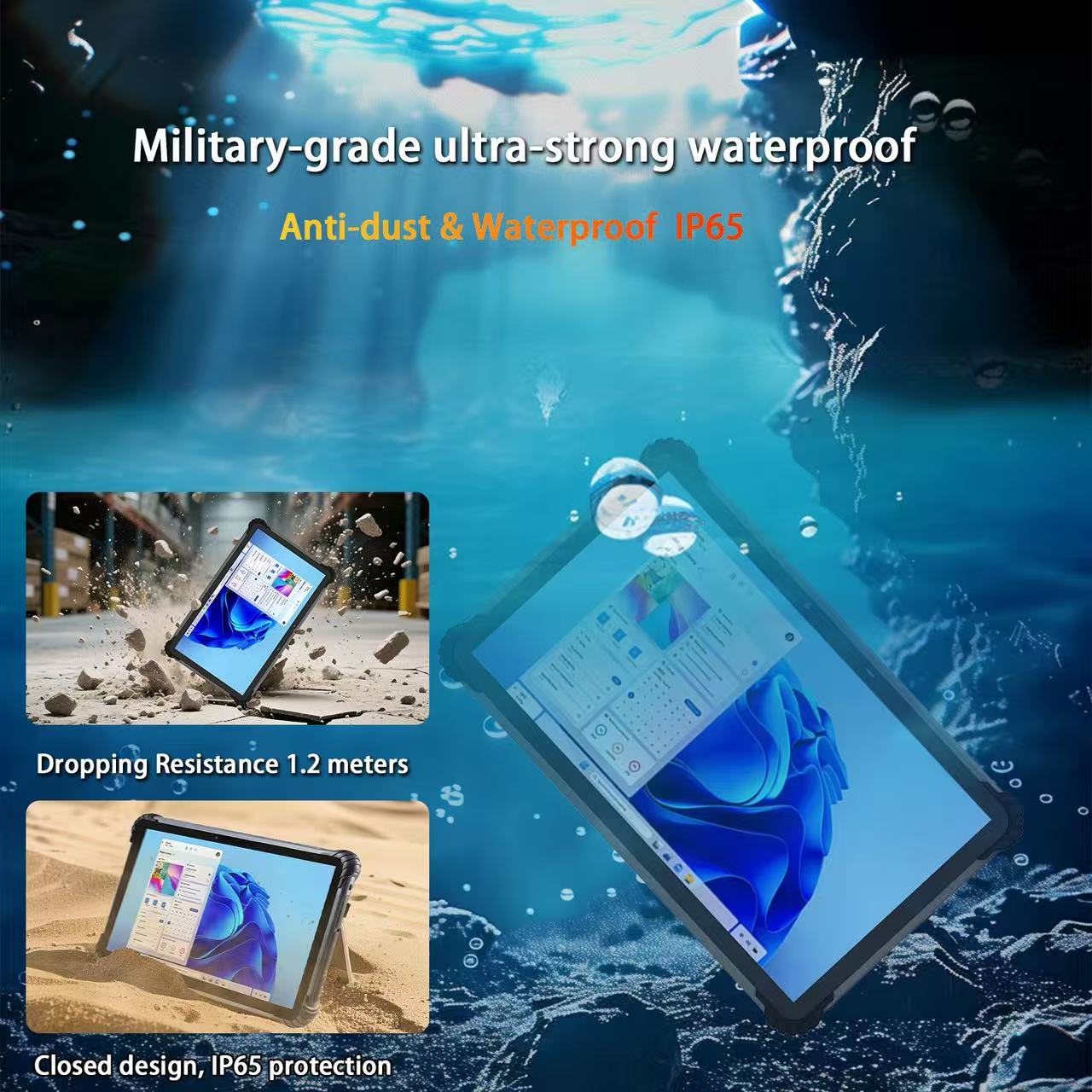 Hotus ST13‑J 13.3" Rugged Industrial Tablet(图1)