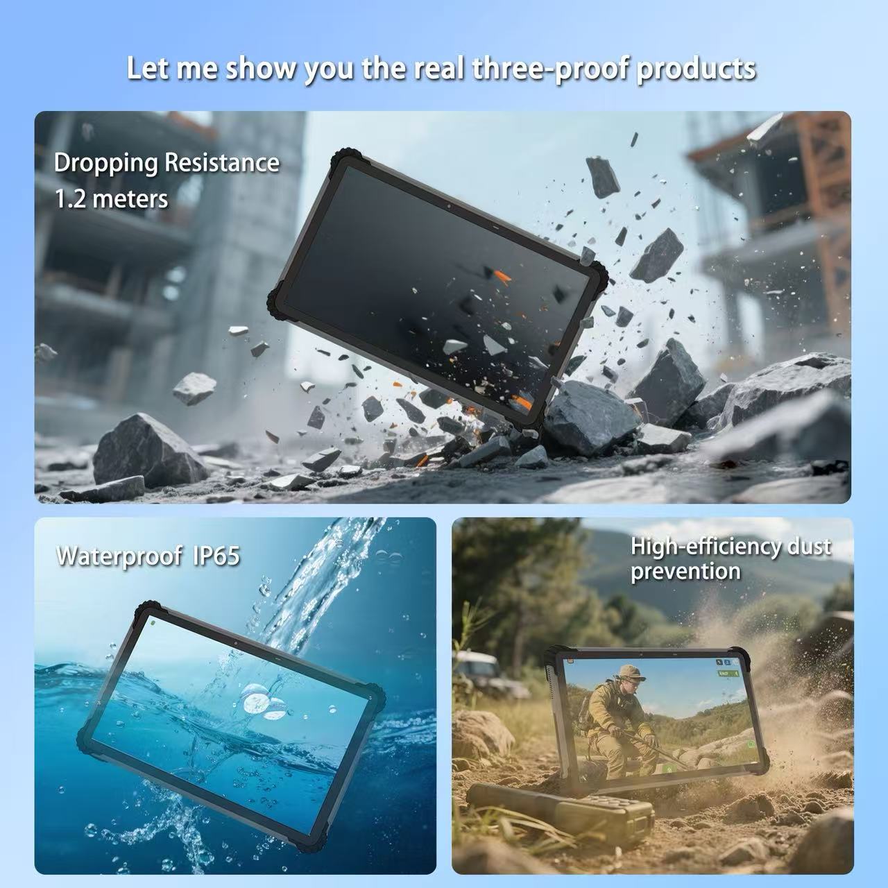 Hotus ST13‑U 13.3" Rugged Industrial Tablet(图2)