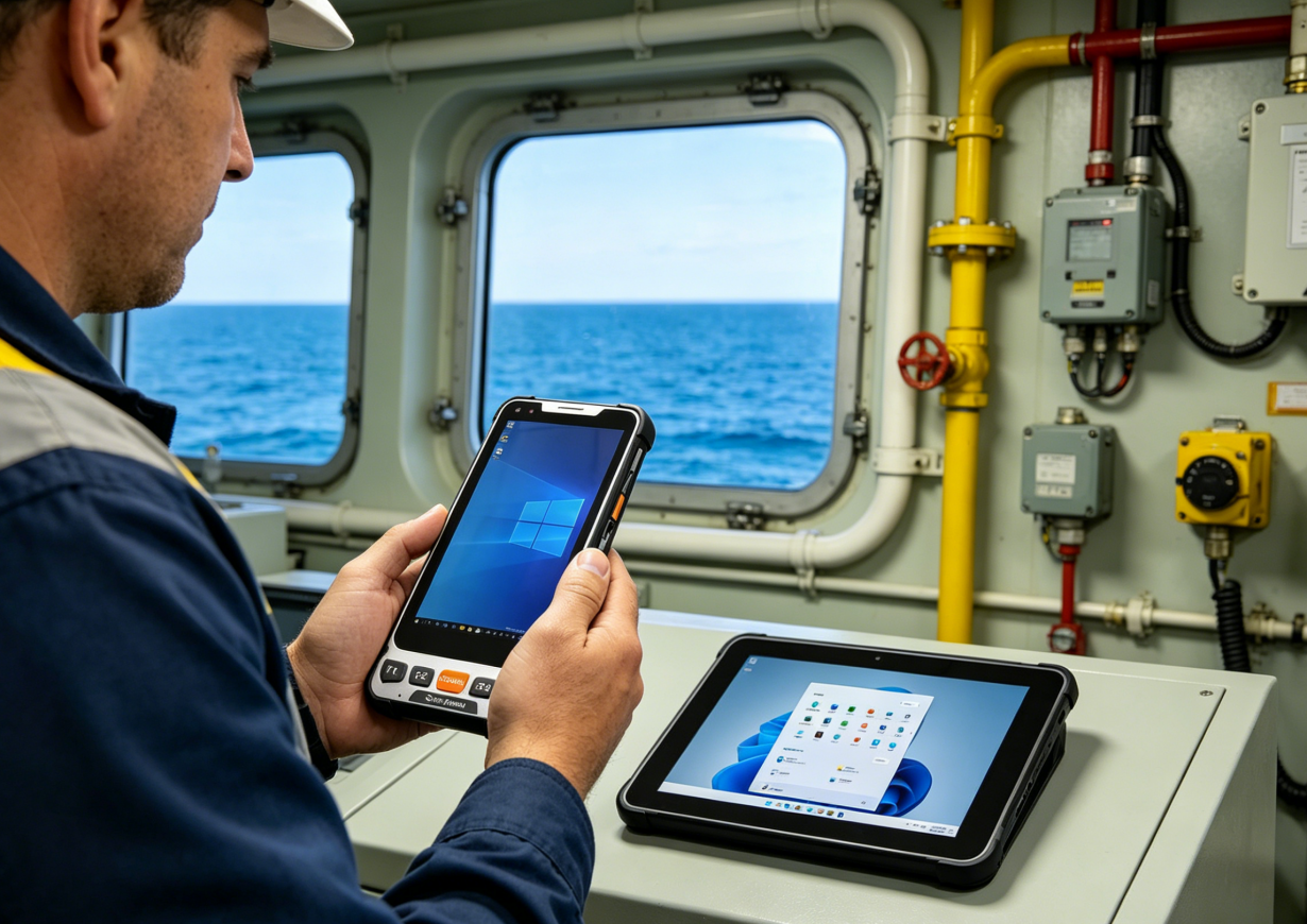The $47.85 Billion Digital Oilfield by 2033: How Hotus SH5‑W Windows Handhelds and ST11‑U Rugged Tablets Are Conquering the Offshore Connectivity Frontier(图2)