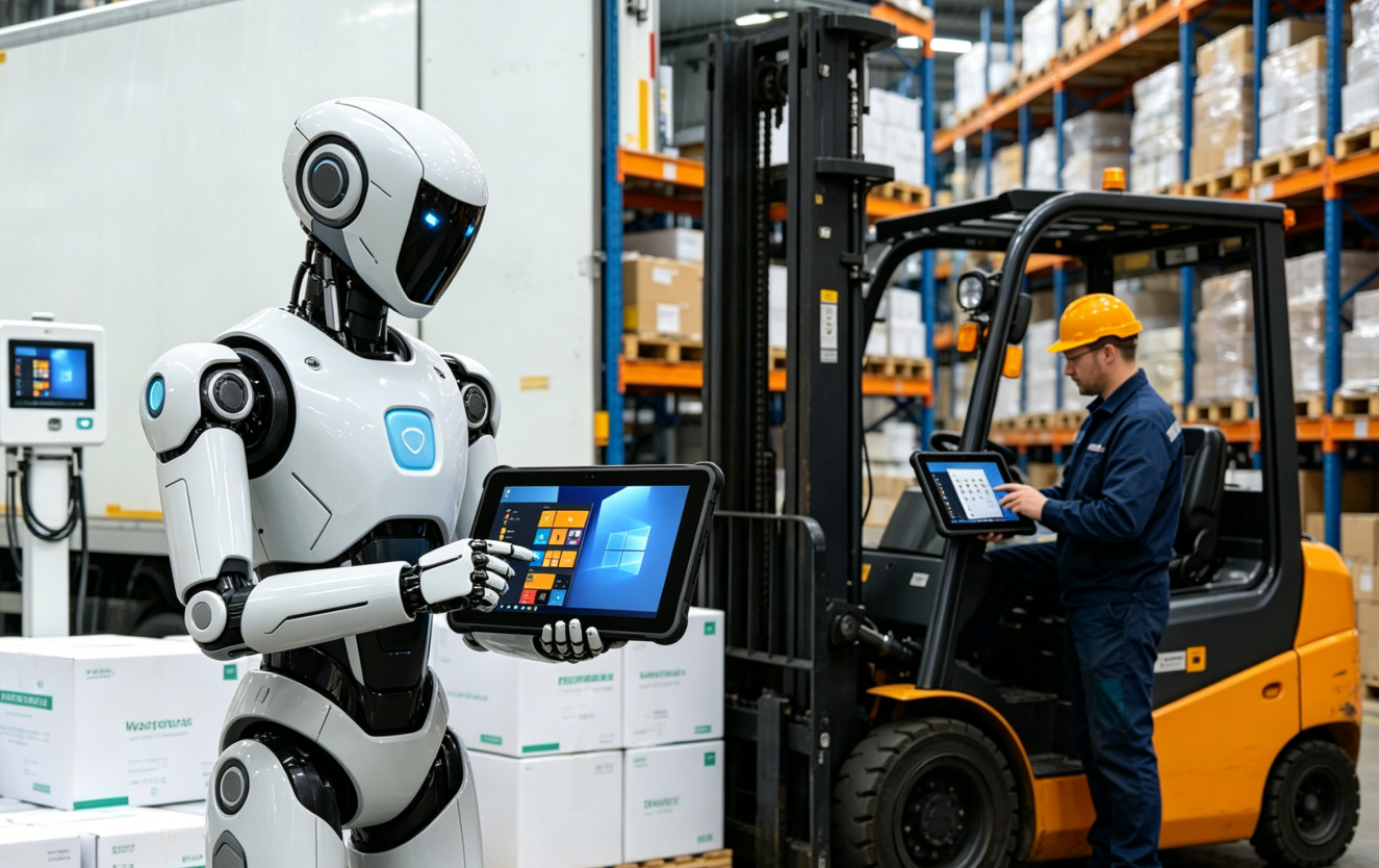 The $11.91 Billion Warehouse Robotics Market by 2030: How Hotus U9000 RFID PDAs and ST11‑U Windows Tablets Are Bridging the Human‑Robot Collaboration Gap(图1)
