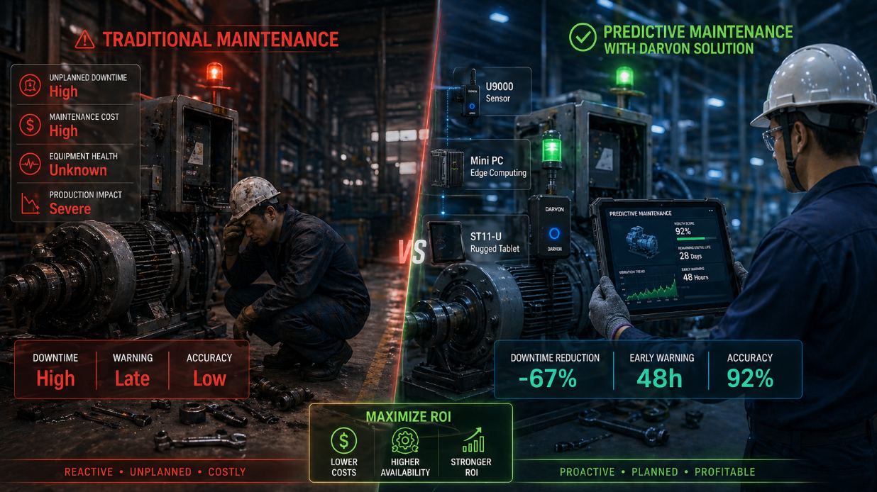 Predictive Maintenance Saves 40% – But Your Vibration Sensors Are Worthless Without a Rugged Tablet(图3)