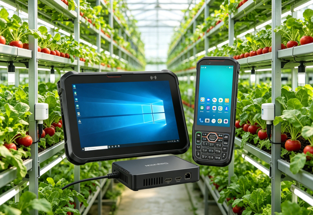 The ST11-J on a desk in the farm’s control room, its screen divided into four quadrants: temperature Vertical Farms Are 40% More Efficient – Your Environmental Logs Must Be Digital and Tamper‑Proof(图3)