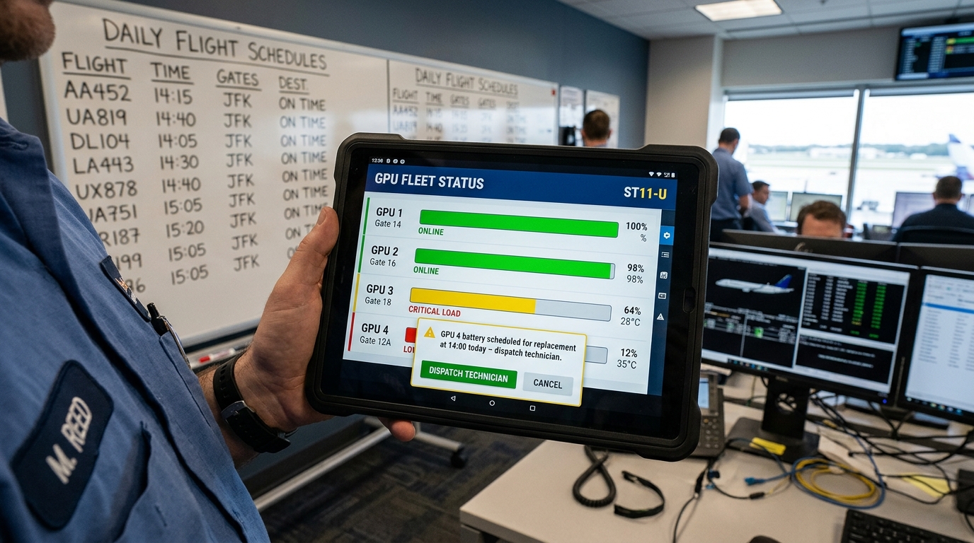VTOL Ground Power Unit Battery Life Is Shorter Than You Think – Your Pre‑Flight Top‑Off Log Needs A High‑Accuracy Windows PDA(图3)