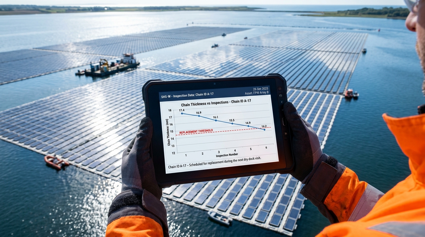 Securing the Future of Floating Solar: Why Marine-Grade Windows Tablets are Essential for Anchor Chain Integrity(图2)