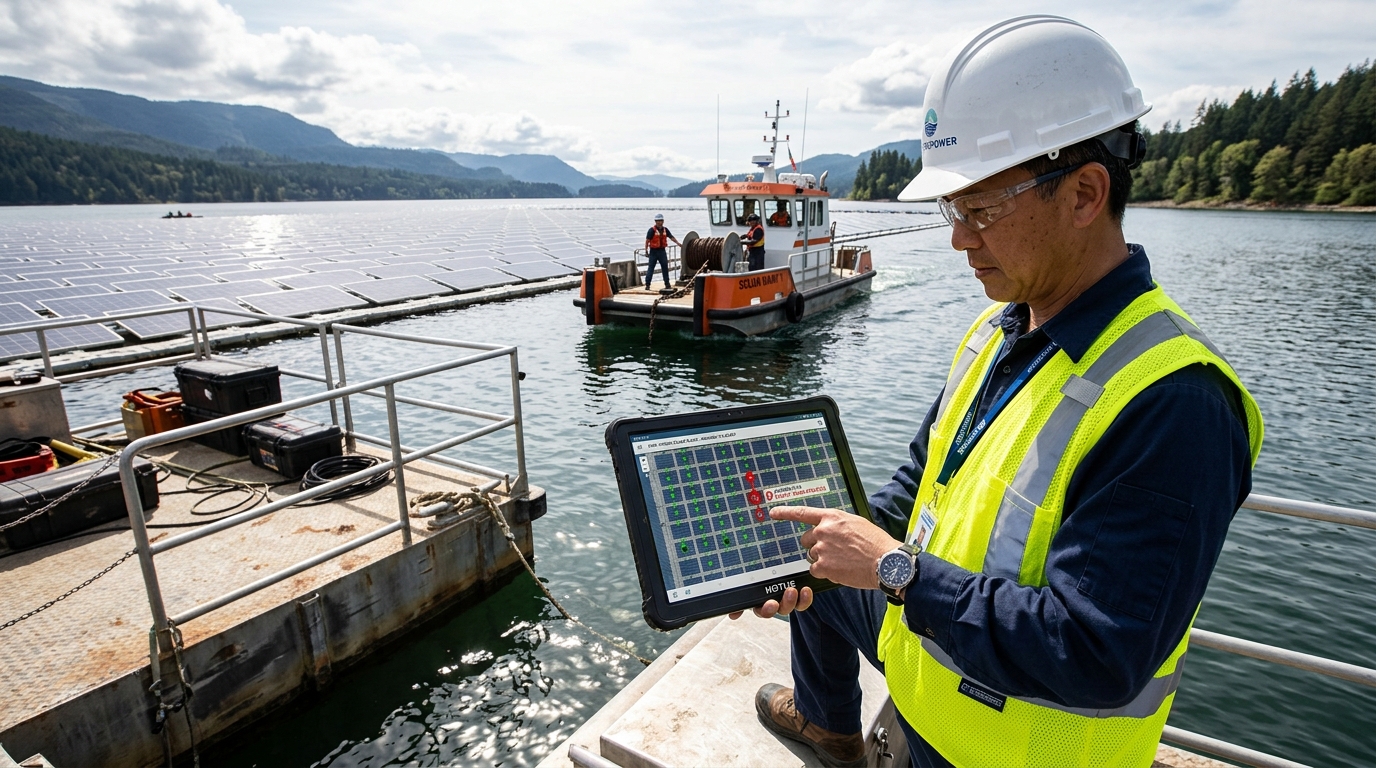 Securing the Future of Floating Solar: Why Marine-Grade Windows Tablets are Essential for Anchor Chain Integrity(图3)