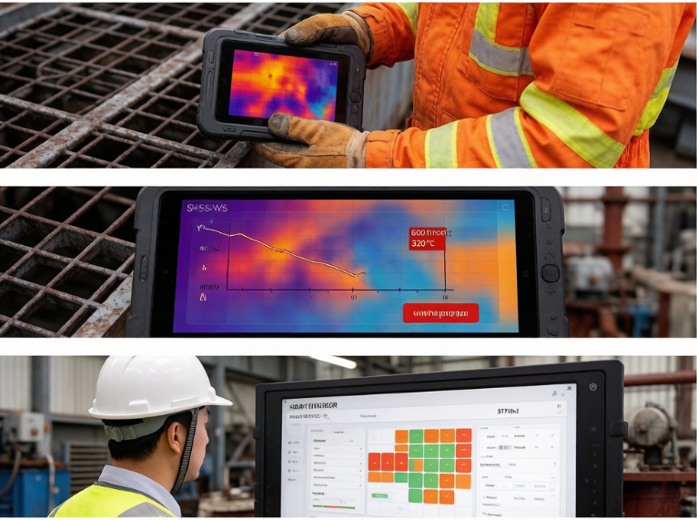 Waste‑to‑Energy Grate Plate Hot Spots Cause Unscheduled Outages – Your Thermal Log Needs A Heat‑Shielded Windows Tablet(图1)