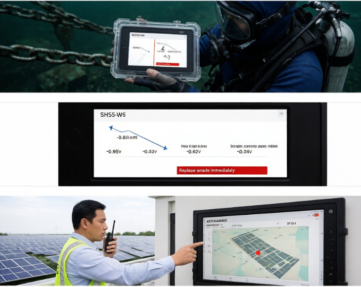 Floating Solar Anchor Cathodic Protection Is Failing – Your Potential Log Needs 