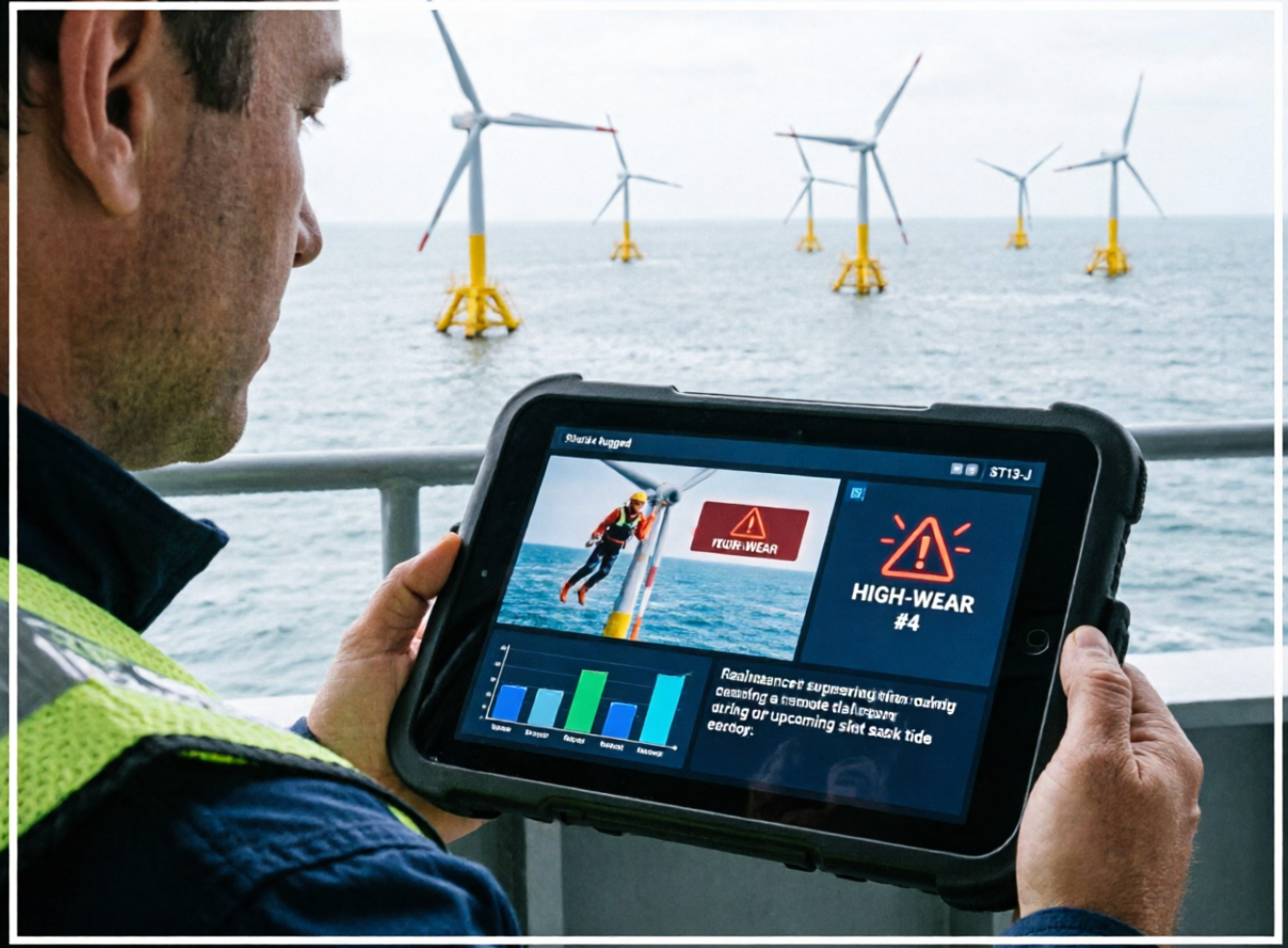 ST13‑J dashboard s Tidal Turbine Blade Cavitation Erosion Is Accelerating – Your Sonar Log Needs A Subsea‑Rated Windows Tablet(图3)