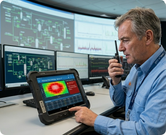 Green Methanol Reformer Tube Skin Temperature Is Critical – Your IR Pyrometer Log Needs An ATEX‑Rated Windows PDA(图3)