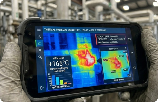 Aluminum Smelter Anode Bake Furnace Flue Damage Is Widespread – Your Thermal Survey Log Needs A High‑Temperature Windows Tablet(图2)