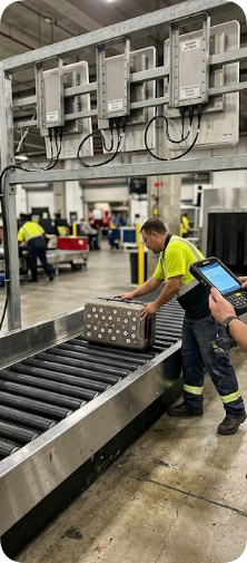 Optimizing Airport Baggage RFID Tunnel Throughput: Eliminating Logistics Blind Spots with Enterprise Rugged Tablets and Smart Handheld PDAs(图2) Optimizing Airport Baggage RFID Tunnel Throughput: Eliminating Logistics Blind Spots with Enterprise Rugged Tablets and Smart Handheld PDAs(图2)