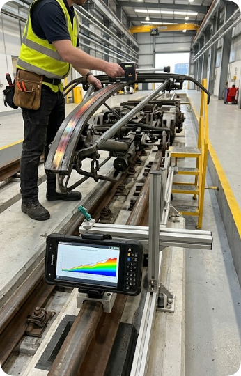 Preventing High-Speed Rail Pantograph Carbon Strip Wear Catastrophes: Upgrading Fleet Maintenance Logs with An Industrial Windows PDA and Laser Profiling(图2) Preventing High-Speed Rail Pantograph Carbon Strip Wear Catastrophes: Upgrading Fleet Maintenance Logs with An Industrial Windows PDA and Laser Profiling(图2)