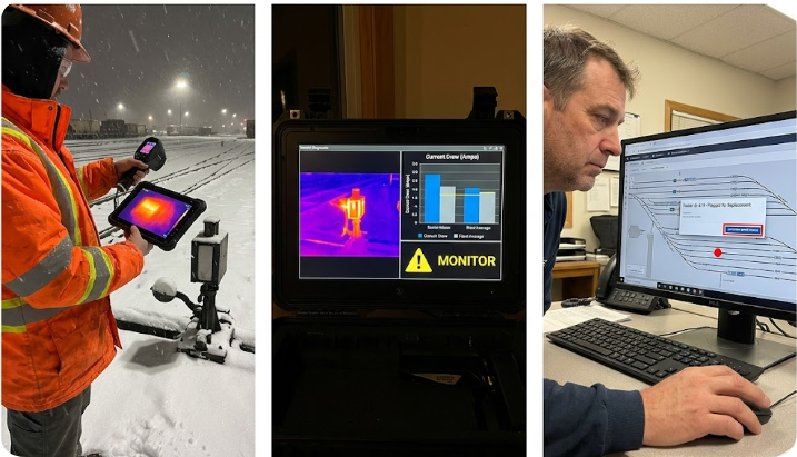 Preventing Railway Switch Heater Burnout: Rugged Tablets for Winter Rail Reliability(图1) Railway Switch Heater Burnout Is Costing Winter Schedules – Your Thermal Log Needs a High‑Temp Windows Tablet(图1)
