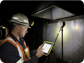 Underground Gold Mine Ventilation Shaft Airflow Calibration: Why Intrinsic Safety Demands Rugged Mobile Hardware(图2)