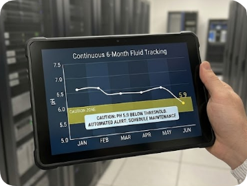 Data Center Immersion Cooling Fluid Acidity Monitoring: Preventing Submerged Server Corrosion with Rugged Data Systems(图3)