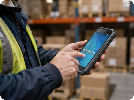 Handheld PDA F505 – Android 13 Full Screen Mobile Data Collection Terminal(图2)