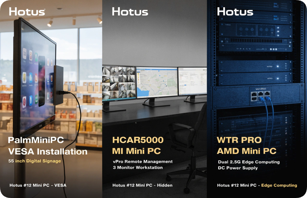 Mini PCs Are Eating the Desktop — From Digital Signage to Edge Computing, Heres What You Need(图2) Mini PCs Are Eating the Desktop — From Digital Signage to Edge Computing, Heres What You Need(图2)