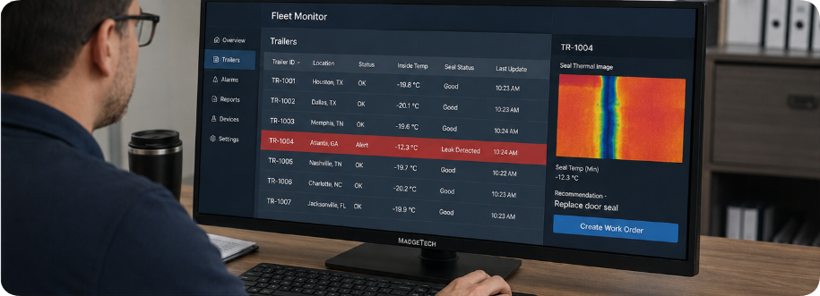 Refrigerated Trailer Door Seal Leakage Detects – Your Cold Chain Integrity Log Needs a Robust Windows PDA(图3)