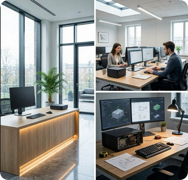 The Case for Ditching the Tower — Why Mini PCs Are Replacing Traditional Desktops in Modern Workplaces(图2)