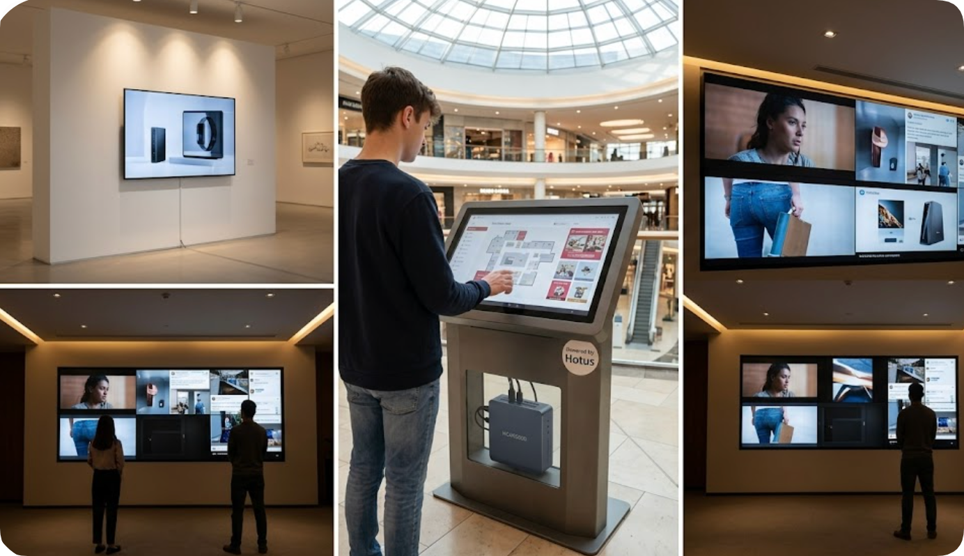 Why Mini PCs Are the Best Choice for Digital Signage and Kiosk Deployments(图1)