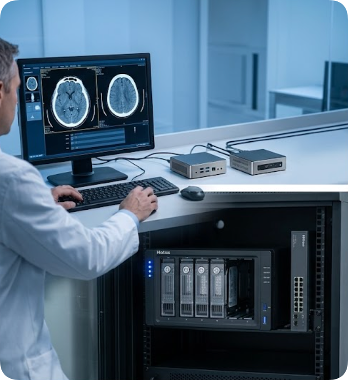 Why Compact, Reliable Hardware Is the Backbone of Modern Medical Workstations and Clinics(图1)